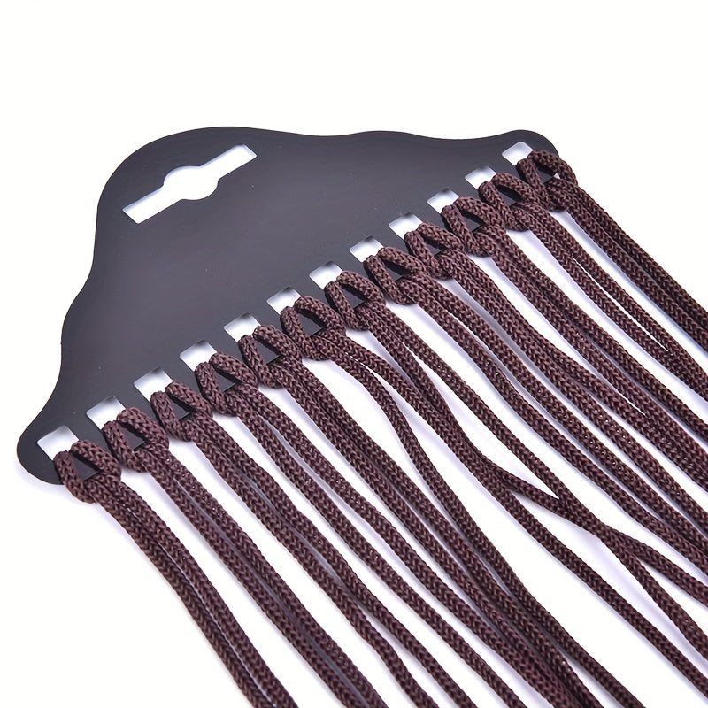 12pcs Brown Nylon Glasses Strap Holder Glasses Cord Retainer Adjustable