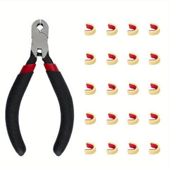 20pcs Bow String Nock Points and Pliers - Archery Accessories