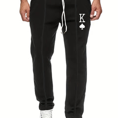 Spade K Graphic Drawstring Pants Men s Pants For Spring Summer Outdoor
