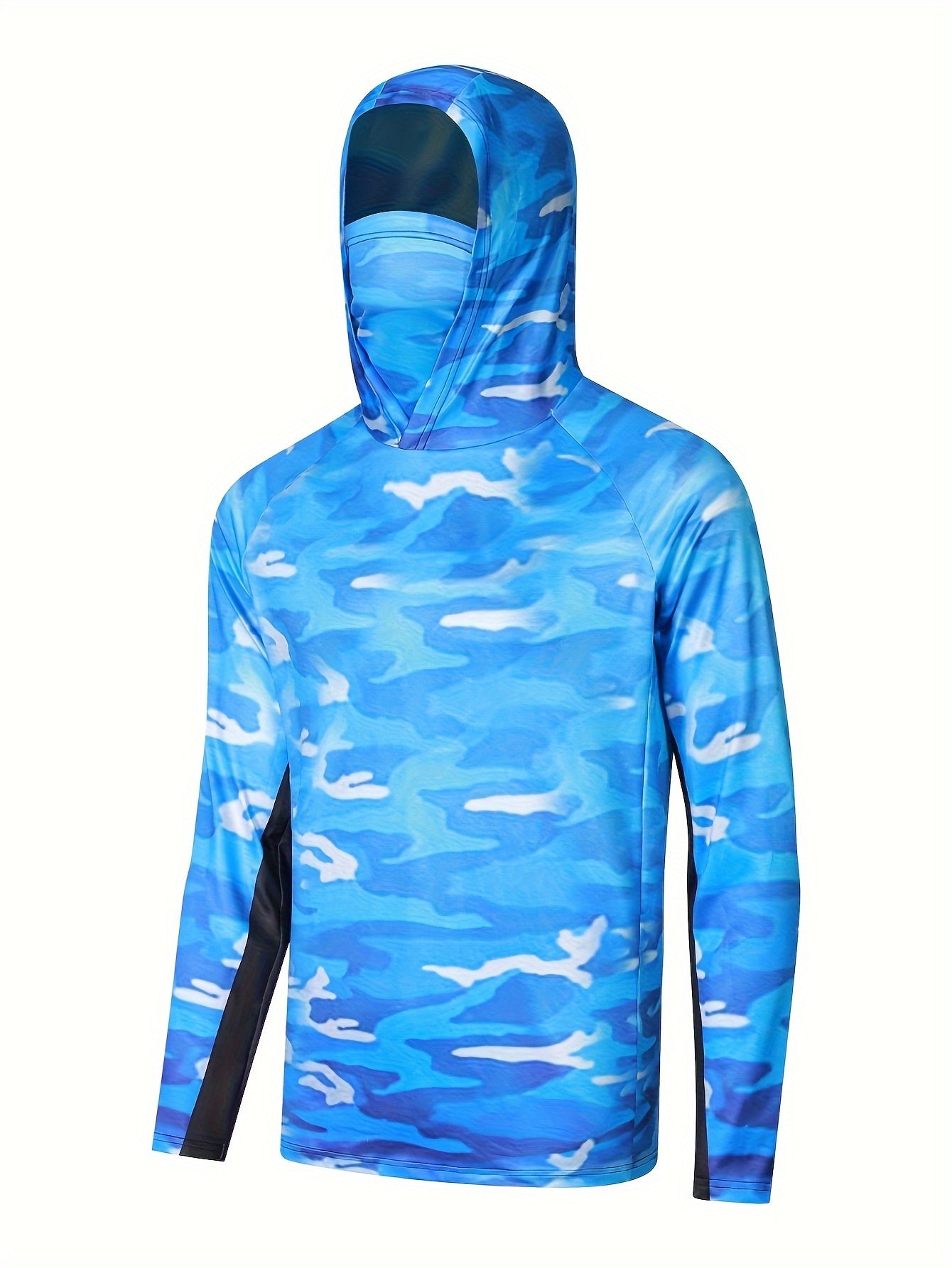 Men's UPF 50 Sun Protection Hoodie Long Sleeve Quick Dry Top