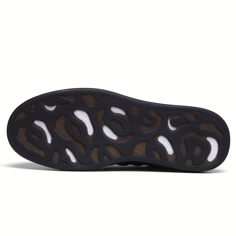 Crocodile Pattern Skate Shoes for Men Wear Resistant Sneakers