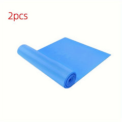 2pcs TPE Solid Latex Pilates Band Resistance Tension Rope for Strength Training