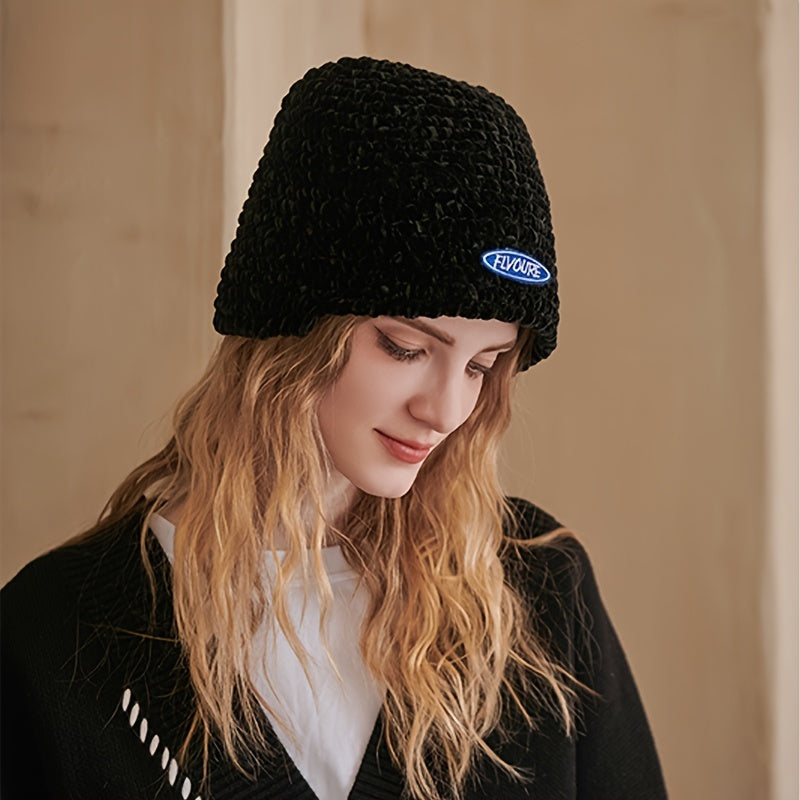 Warm Knitted Beanie Hat Unisex Vintage Street Cap Year Presents