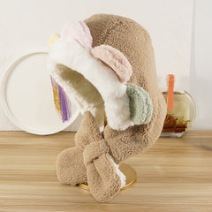 Cartoon Plush Ear Winter Hat for Toddler