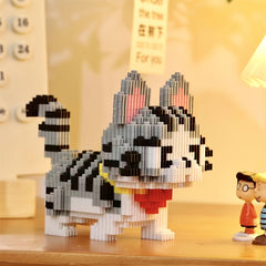 1505pcs Cat Building Blocks Puzzle Set for Ages 14