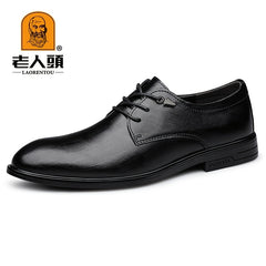 Men's Derby Shoes Lace up Front Dress Shoes For Men Business Formal Wedding