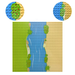 32x32 Grid Base Plate for Building Blocks - Compatible with Major Brands