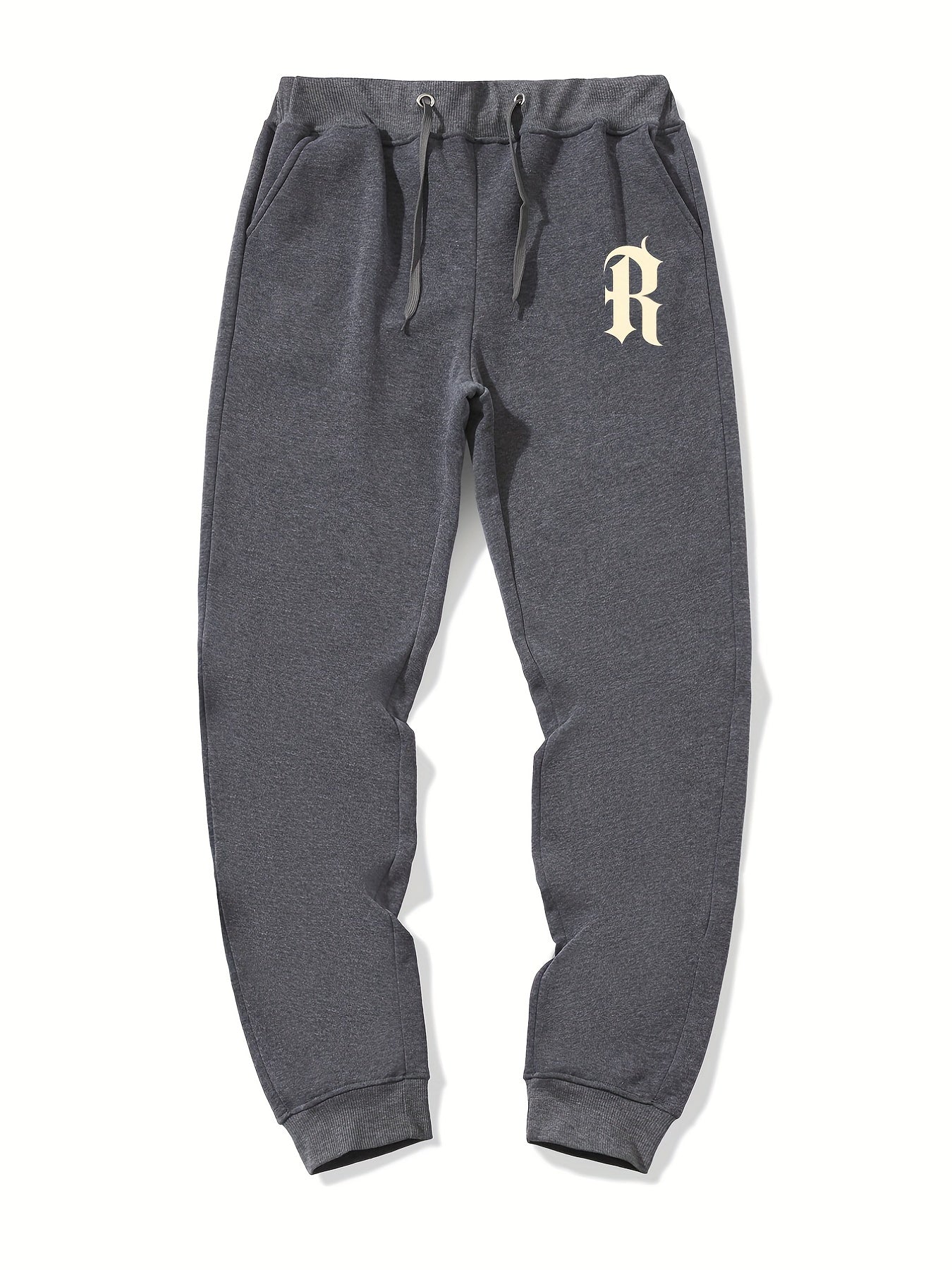 Men's Drawstring Sweatpants Loose Casual Comfy Jogger Pants