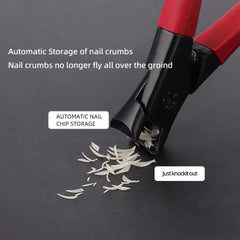 Large Opening Nail Clippers with Sleeve, Outdoor Portable Tool for Thick Nails