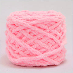 Ice Strip Thread Thick Wool Yarn Ball DIY Crochet Slipper Thread