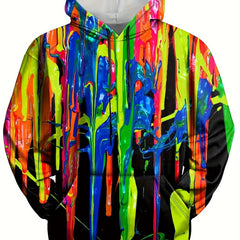 Colorful Painting 3D Print Hoodie Men's Graphic Hoodie For Autumn Winter