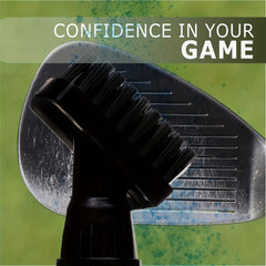 Portable Golf Club Cleaning Brush with Water Spray