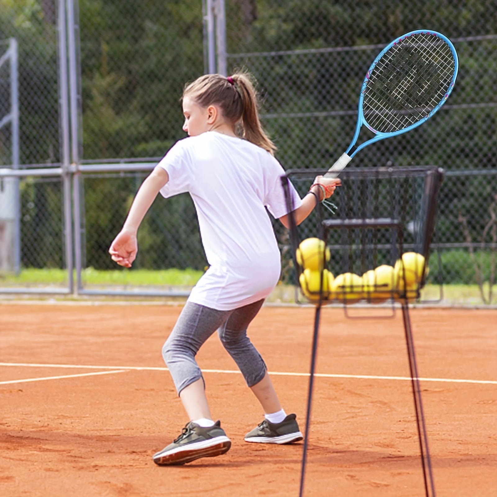 1pc Tennis Racket With Racket Bag for Outdoor Practicing