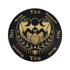 Wooden Witch Pendulum Board Crystal Dowsing Pendulum