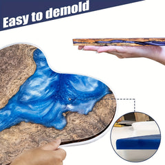 Resin Table Mold Set 96 Cm Silicone Tray Molds With Legs