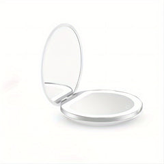 LED Vanity Mirror 2X Magnification Double Sided Foldable Makeup Mirror