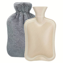 2L Rubber Hot Water Bottle Soft Cover Hot Water Bag Hot Cold Pack