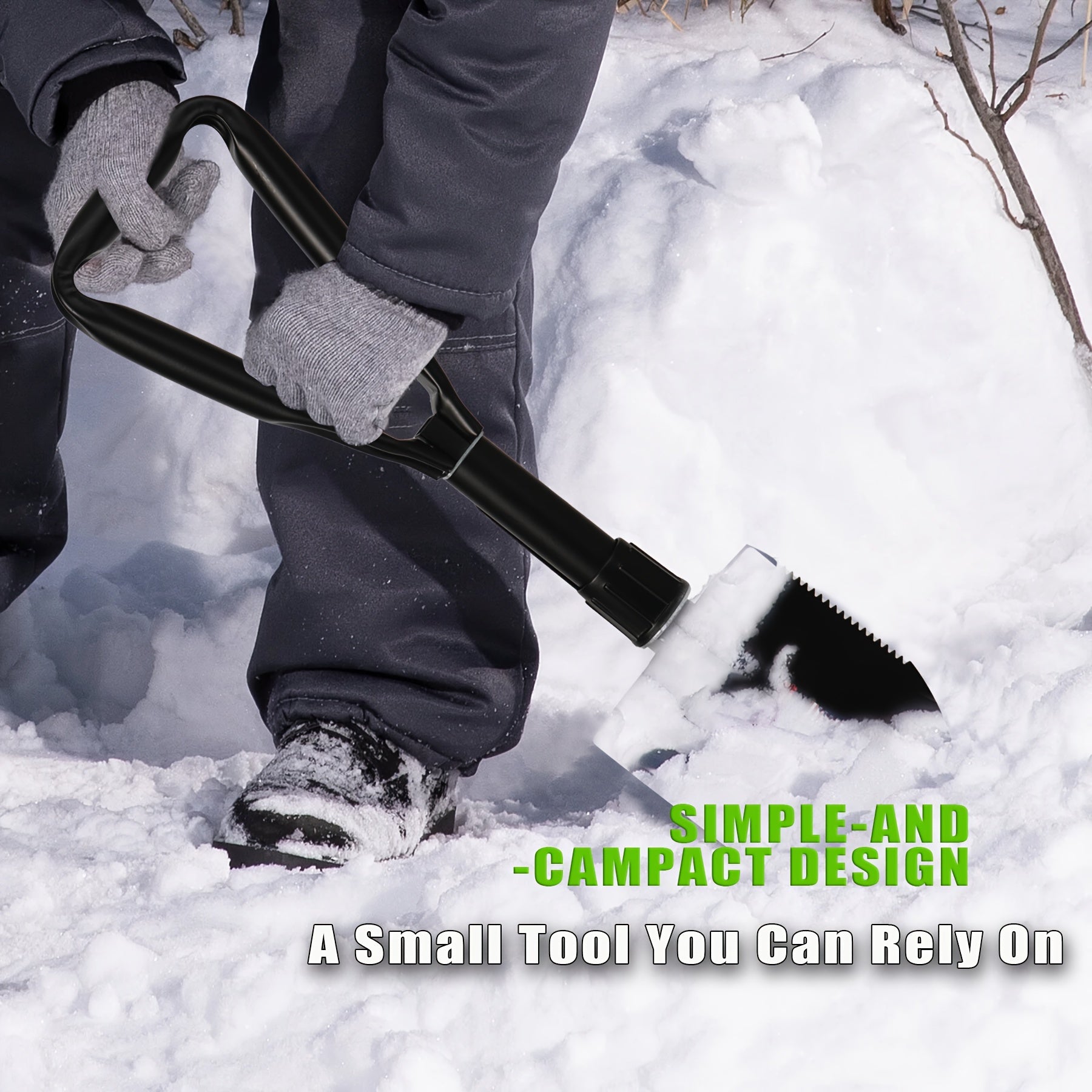 Portable Folding Shovel Small Survival Shovel For Outdoor Camping