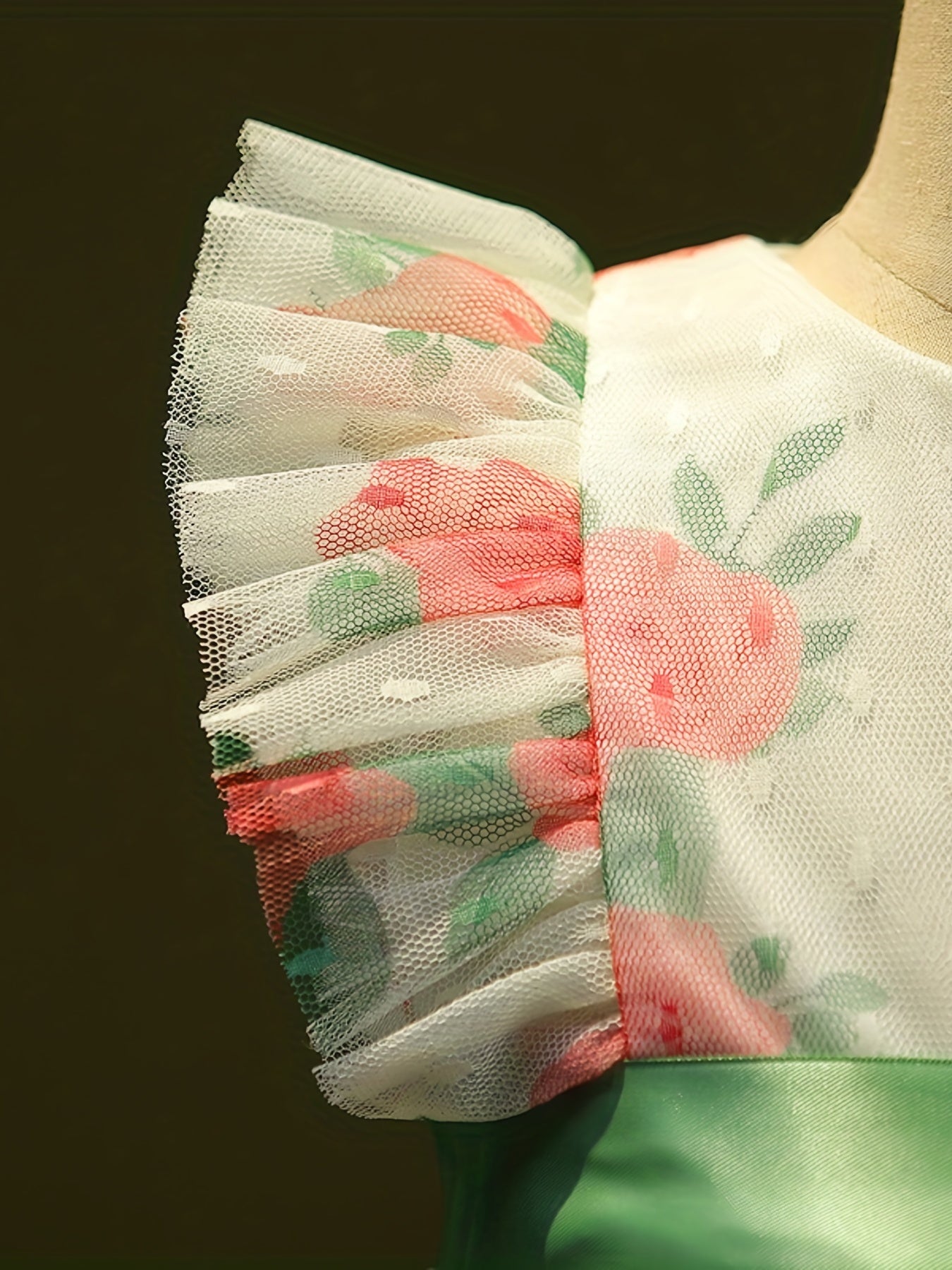 Girls Summer Flutter Sleeve Dress Baby Floral Princess Skirt
