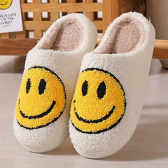 Kids Cartoon Slip On Slippers - Warm Soft Indoor Slippers
