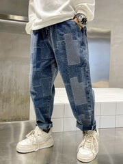 Boys Casual Denim Long Pants With Pocket Kids Clothing