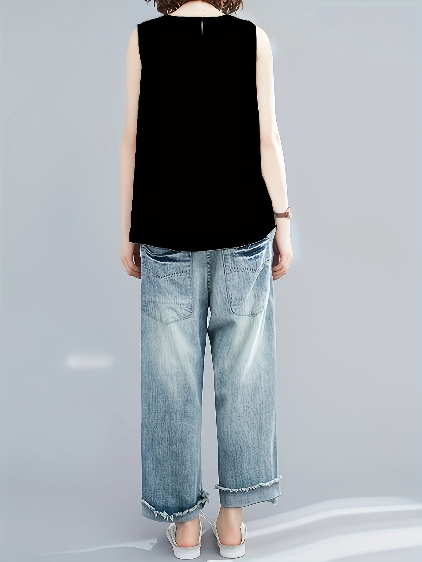 Loose Tank Top Sleeveless Casual Summer Women's Clothing
