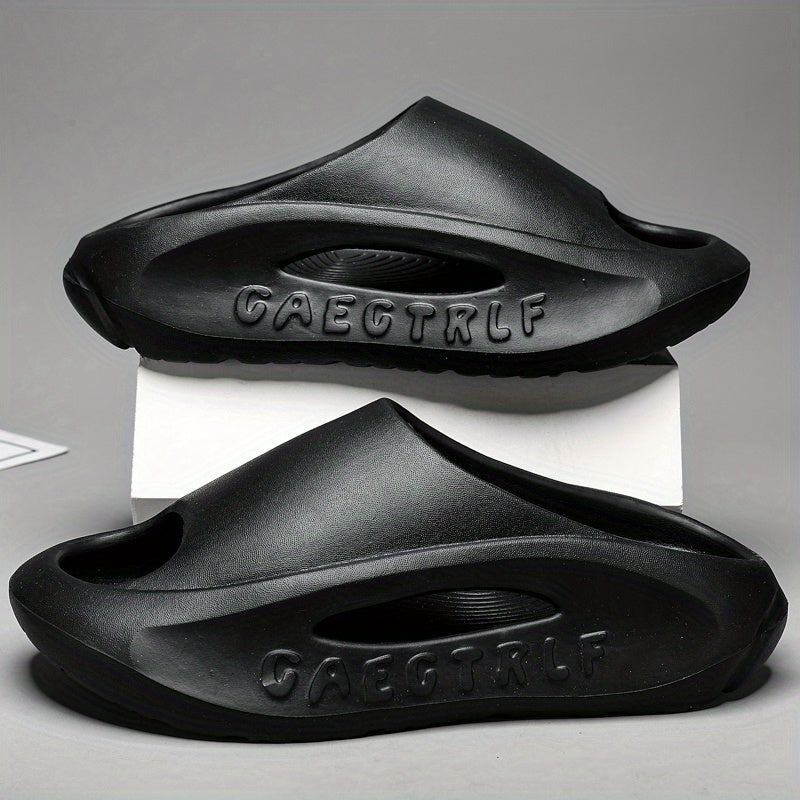 Men's Non Slip Platform Slides Soft Sole Cloud Slides Indoor Outdoor