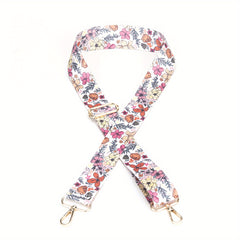 Colorful Floral Shoulder Strap Ethnic Style Wide Purse & Guitar Strap