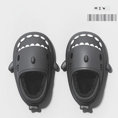 QYA Shark Slides Slippers For Men Women Anti Slip Casual House Shoes