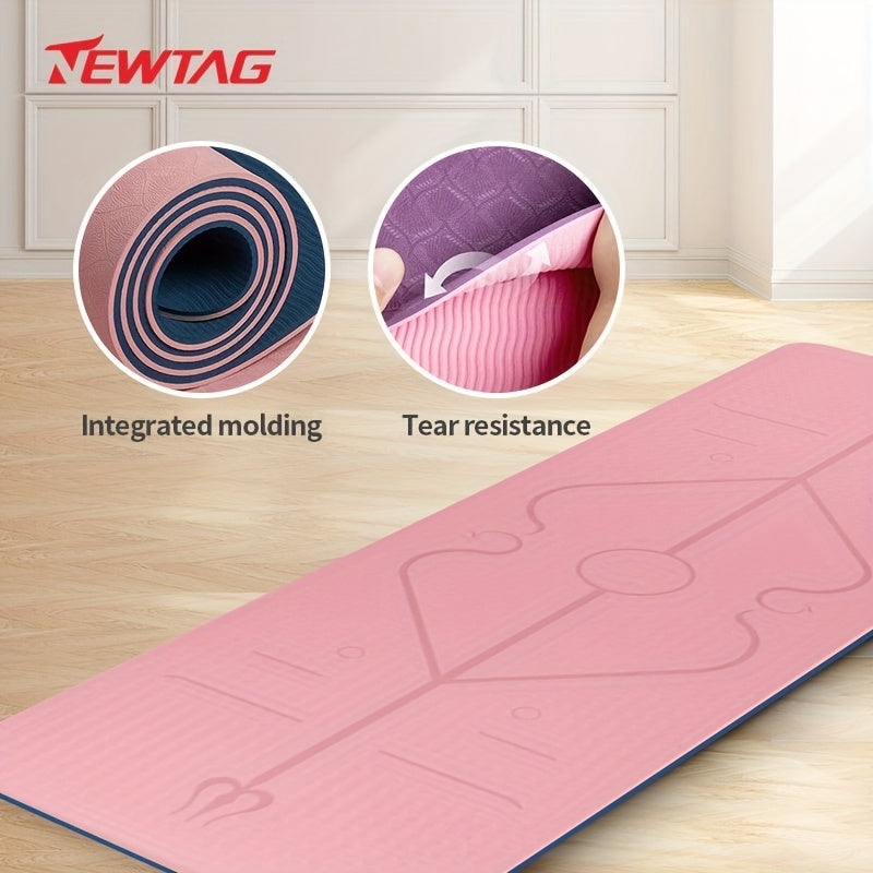 Non Slip Yoga Mat For Women - Home & Pilates Exercise Mat