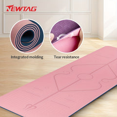 Non Slip Yoga Mat For Women - Home & Pilates Exercise Mat