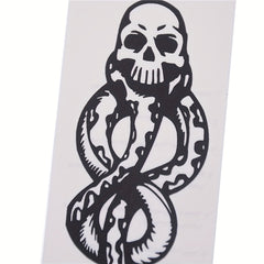 5pcs Death Eaters Dark Mark Make Up Tattoos Stickers Cosplay Accessories