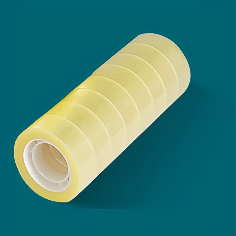 8 Rolls Transparent Stationery Tape 27.43m DIY Packaging Tools