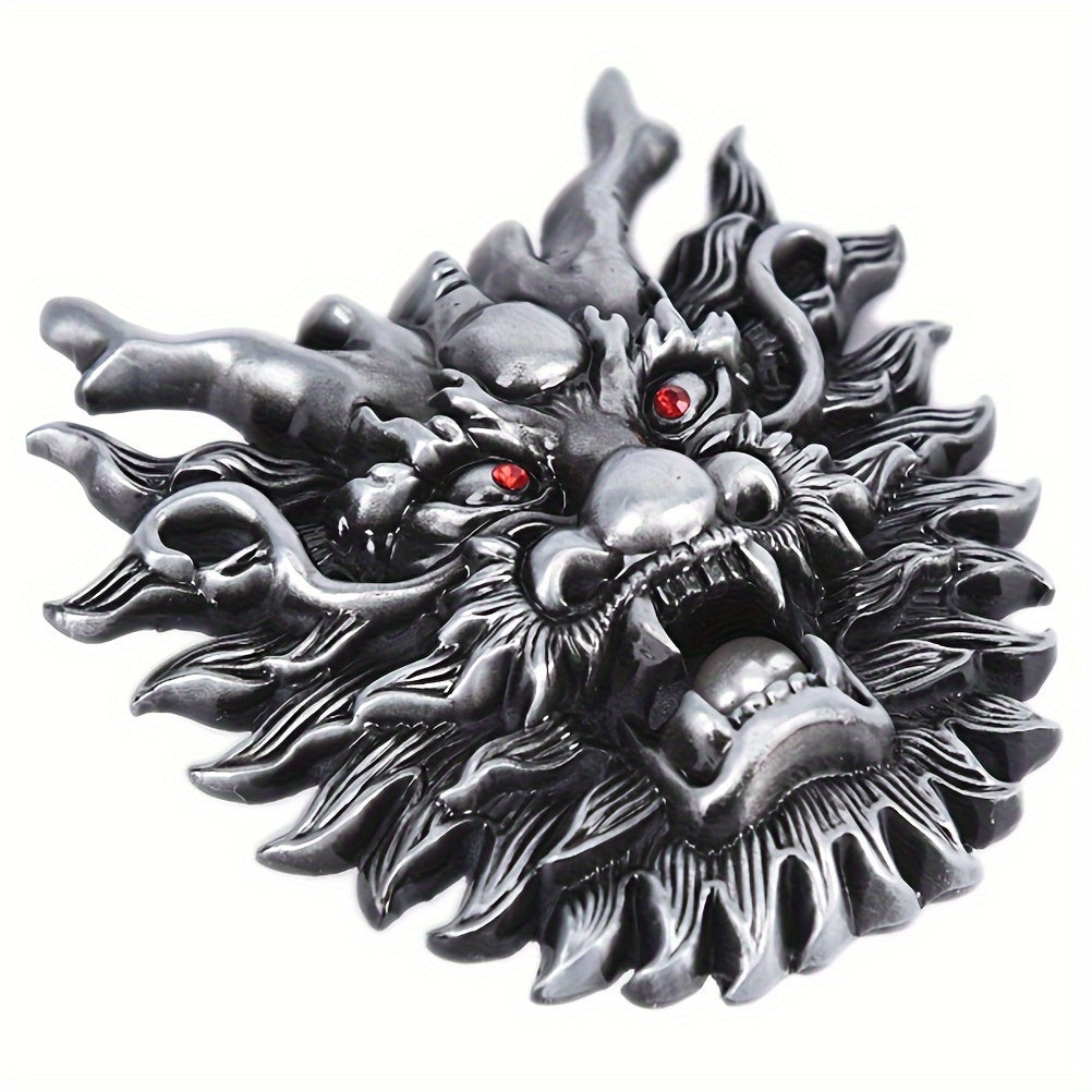 3D Angry Lion Belt Buckle For Men 3 Wide Belt Repair Replacement