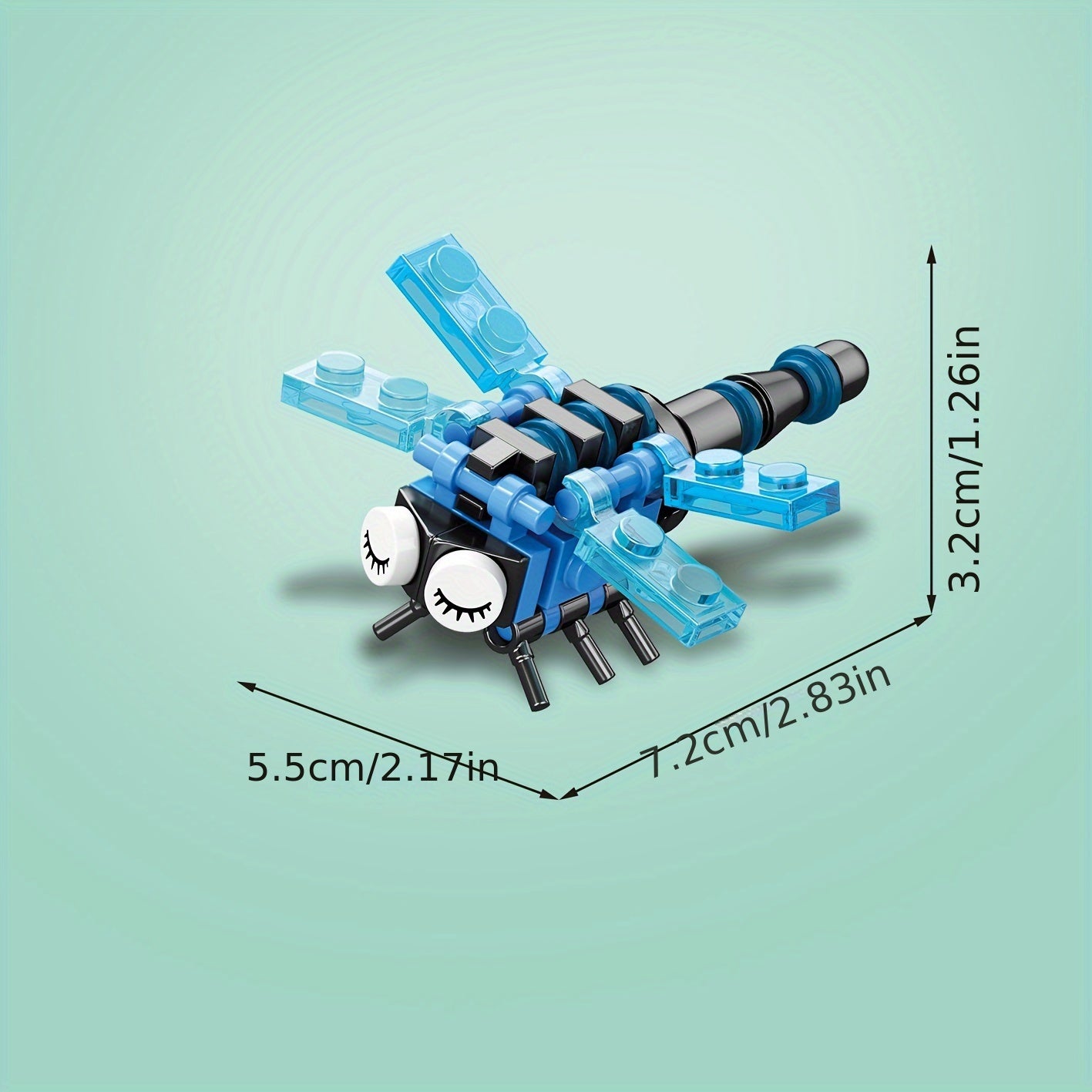 Insect Series Toy Building Blocks Butterfly Model Gift Set