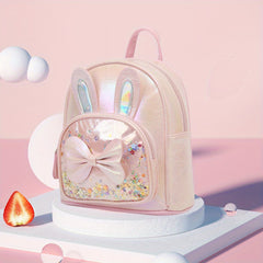 Kids Bow Decor Rabbit Ear Backpack