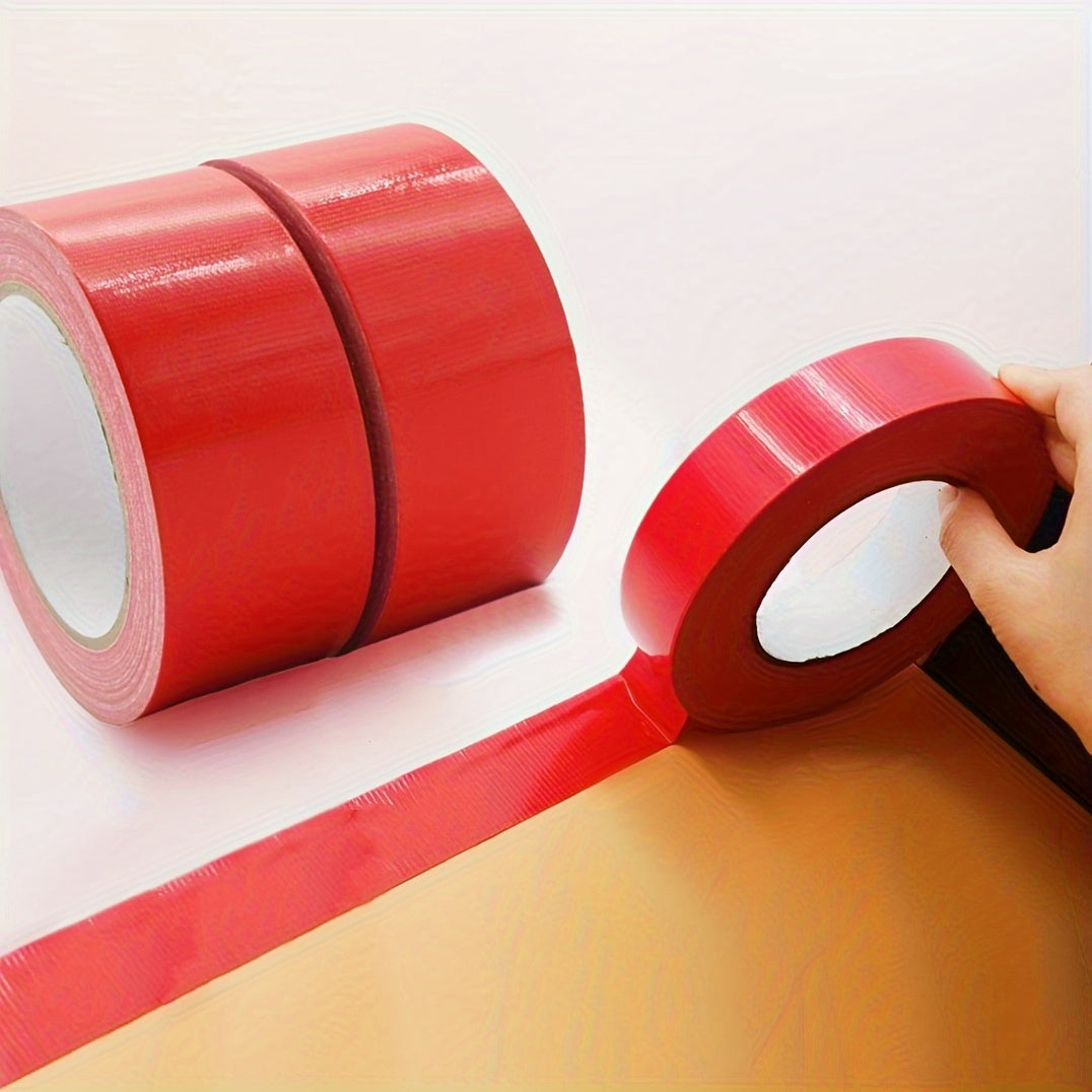 Waterproof Red Cloth Tape 20mm x 21 Yards Strong Toughness Easy Tear