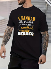 Skeleton Hand Print Men's Graphic Crew Neck T shirt