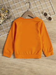 Girls Sweatshirt Smile Graphic Comfort Fit Long Sleeve Top Pullovers Kids