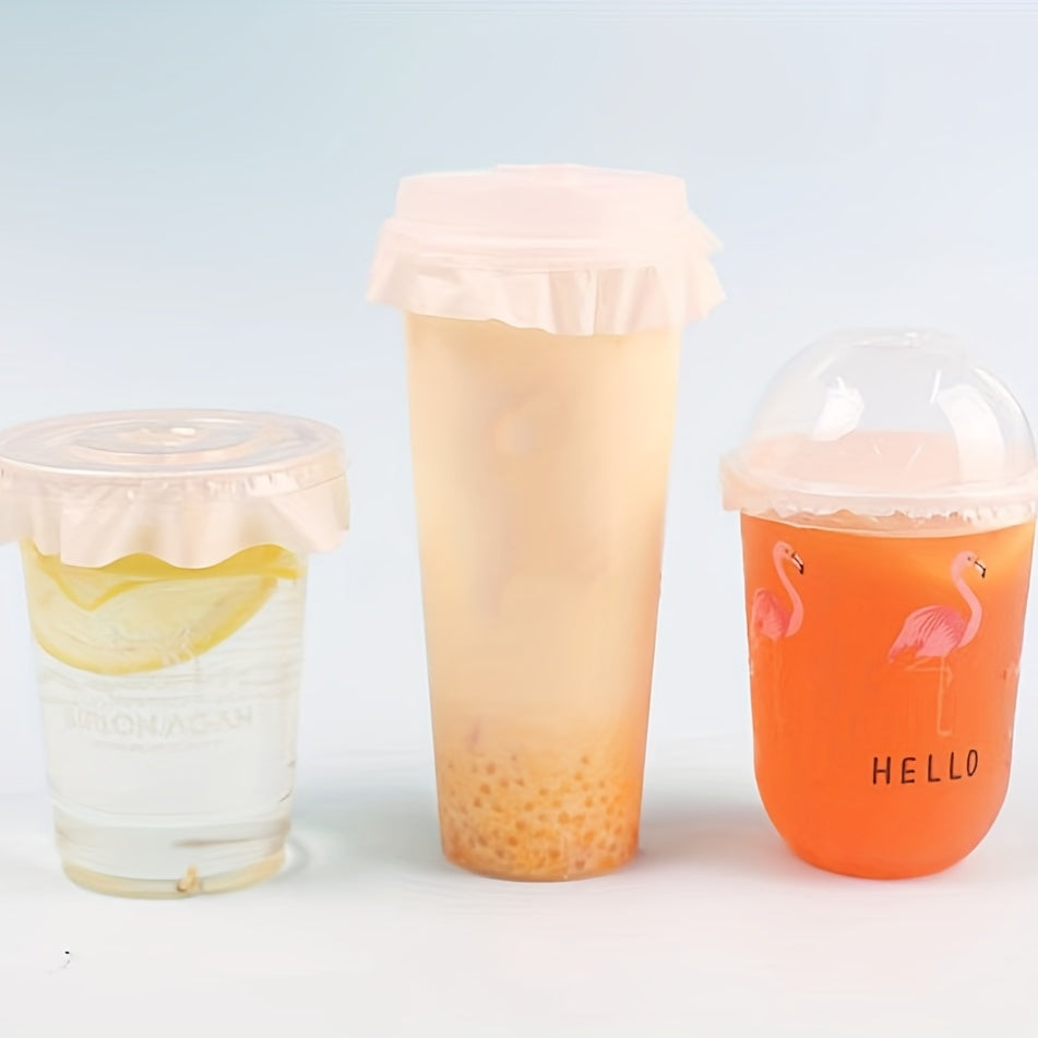 100pcs Beverage Sealing Cups for Coffee Juice Cold Drinks