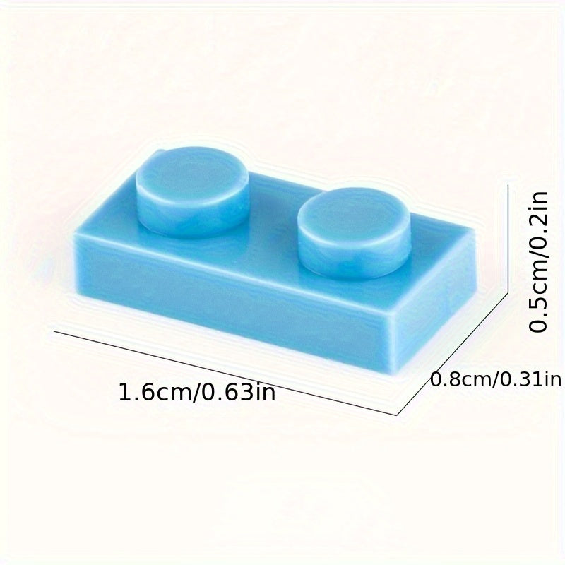 295pcs Plate 1x2 Building Blocks 3023 Small Particle Assembly DIY