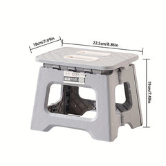 1pc Folding Stool Fishing Dining Shoe Stool For Kids