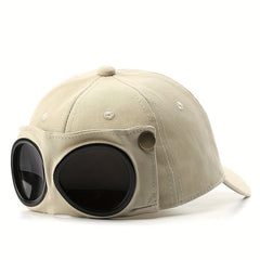 Aviator Baseball Cap Solid Vintage Couple Sun Hats