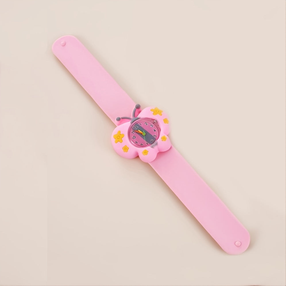 Girls Cartoon Rubber Quartz Watch Children Gift