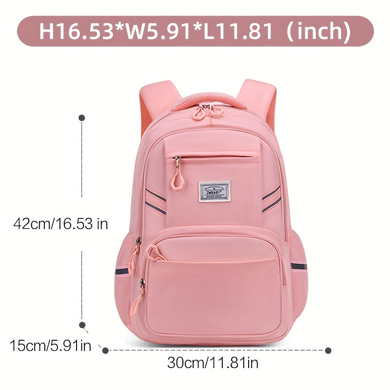 Casual Backpack with Spine Protection for School