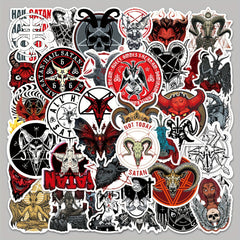 50pcs Satan Fallen Angel Devil Series Stickers for Mobile Phone Cases