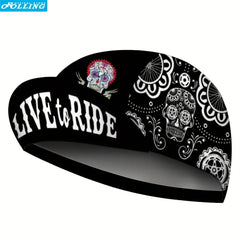 ROLLING Skull Classic Cycling Cap Quick Dry Sports Cap For Bike Riding