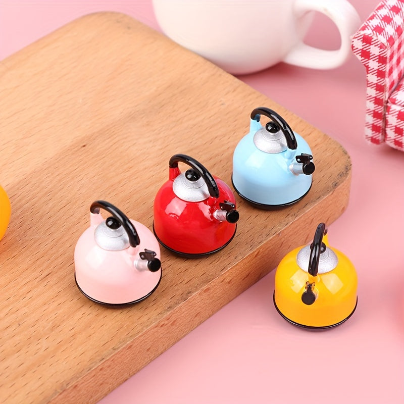 1:12 Dollhouse Pot Belly Kettle Toy Accessory
