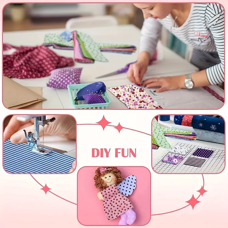 40pcs Floral Printed Quilting Fabric Cotton Craft DIY Handmade Doll
