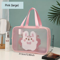 Large Capacity Cartoon Toiletry Bag Waterproof Makeup Organizer